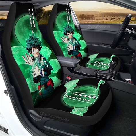 Izuku Midoriya Car Seat Covers Custom Anime My Hero Academia Car