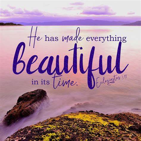 Inspirational Verse Of The Day Beautiful In Its Time Bible Verses To Go