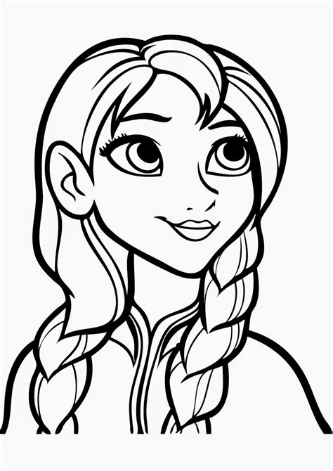 Free coloring pages of frozen anna si elsa