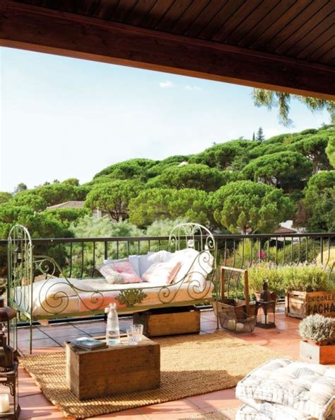 34 Refined Provence Inspired Terrace Décor Idea Home Decor Interior