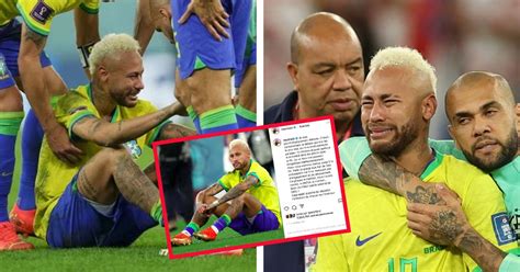 Je Suis Psychologiquement Détruit Neymar Déverse Toute Sa Peine Après Lélimination Du Brésil