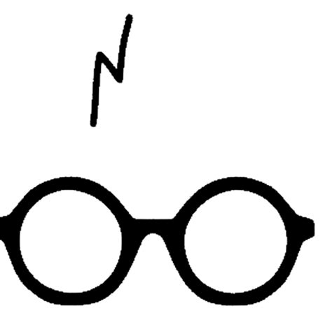 Harry Potter Glasses And Scar Svg