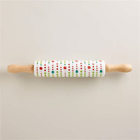 Dots Ceramic Rolling Pin World Market Kitchen Accesories Rolling