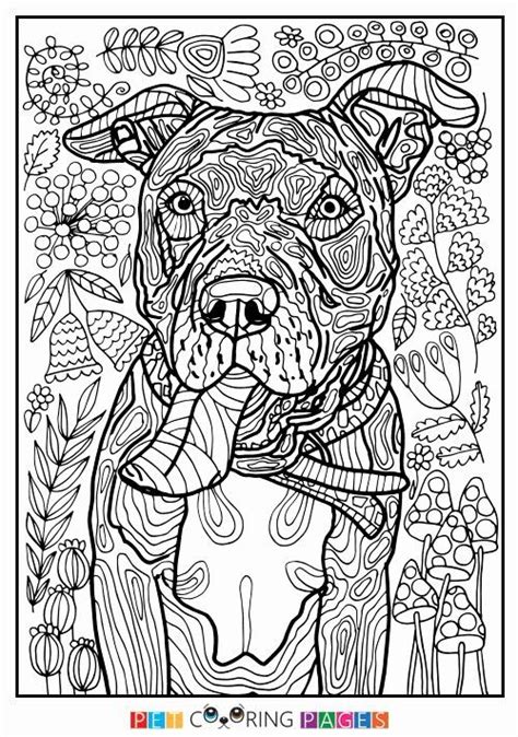 √ 32 Dog Adult Coloring Book Animal Coloring Pages Dog Coloring Page