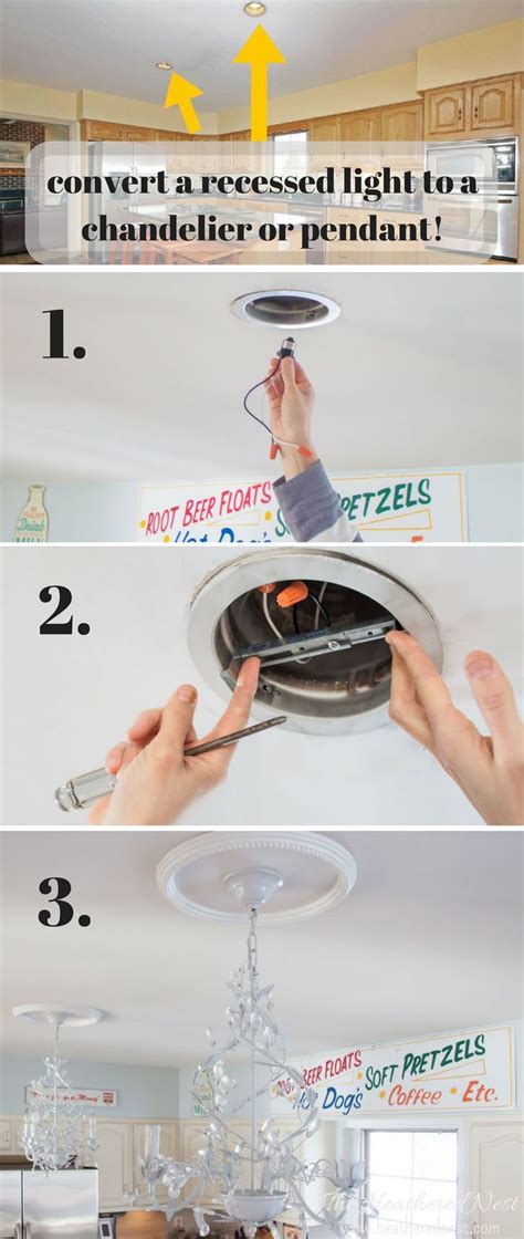 How To Change A Light Fixture Using A Recessed Light Conversion Kit