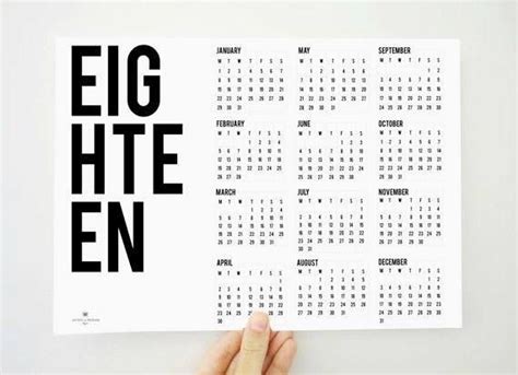 Big 1 Twenty Twenty One Calendar 2021 Printable Calendar Etsy