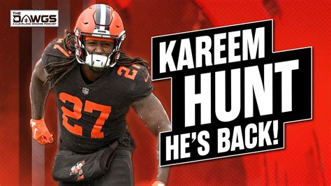 The Browns Sign Kareem Hunt Cleveland Browns Podcast 2023 Youtube