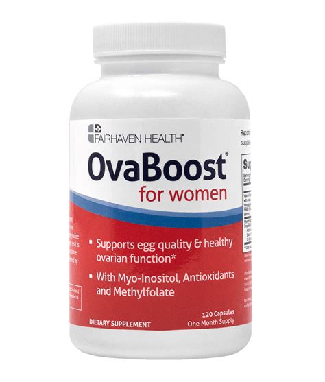 Buy Ovaboost Female Fertility Supplement With Myo Inositol To Improve Ovulation Increase Egg