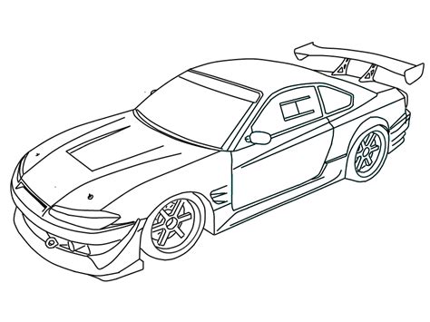 Nissan Gt R Coloring Pages Coloring Pages
