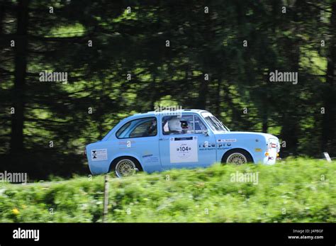 Car Sport Historical Mountain Race Old Timer Fiat Abarth 850 Tdc