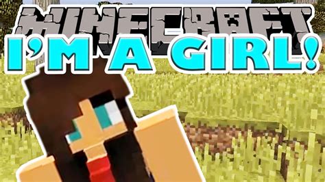 I Am A Girl Minecraft Gender Mod Showcase Youtube