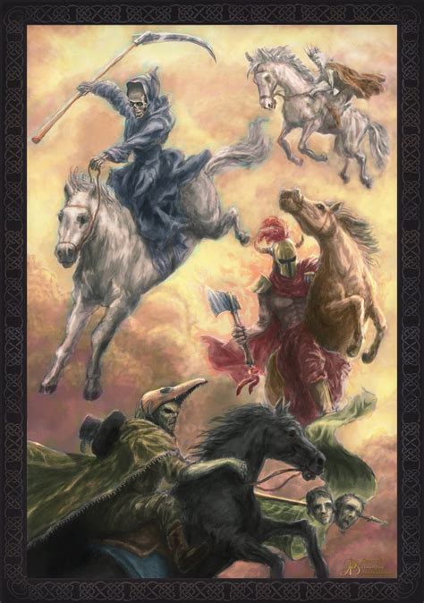 The Four Horsemen Of Apocalypse By Entar0178 Christian Cross Tattoos