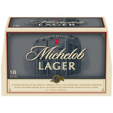 Michelob Original Lager Beer 18 Bottles 12 Fl Oz Qfc