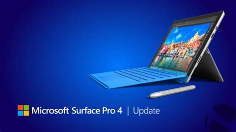 Microsoft выпустила обновления для Surface Pro 4 Msportal