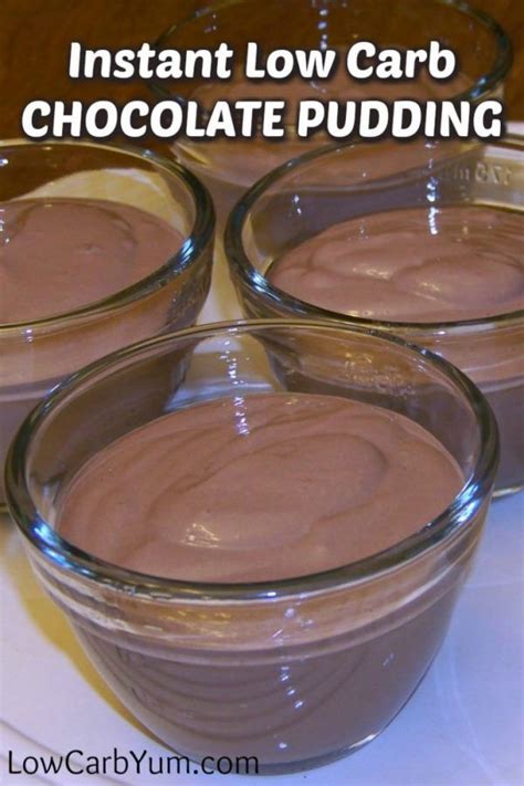 They're pretty healthy, as they come without any flour, added sugar or artificial sweeteners. Quick all-natural sugar free pudding can be made using ...