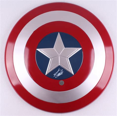 Stan Lee Signed Captain America Marvel Full Size Replica Plastic