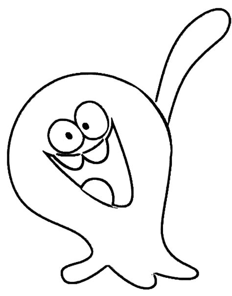 Lamput Wavinh Hand Coloring Page - Free Printable Coloring Pages for Kids