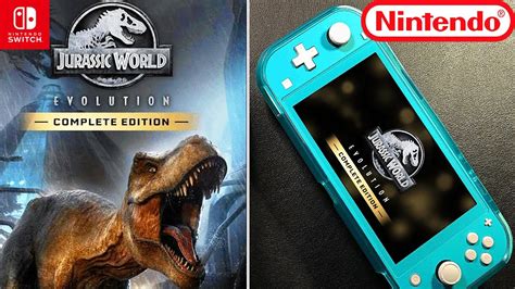 Jurassic World Evolution Nintendo Switch Lite Intro And Gameplay Youtube