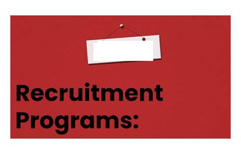 Recruitment Program Introduction Benefits Types And More