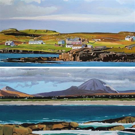 Donegal Paintings Ireland Painting Seascape Paintings Donegal