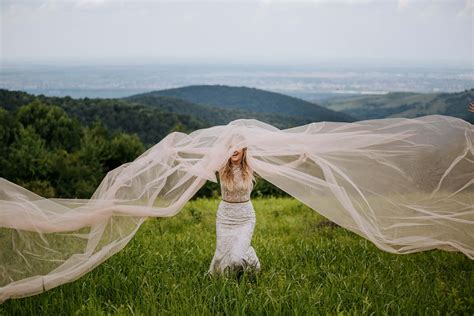 Free Picture Veil Pretty Girl Hike Hiker Hillside Hilltop Girl Nature Woman Grass