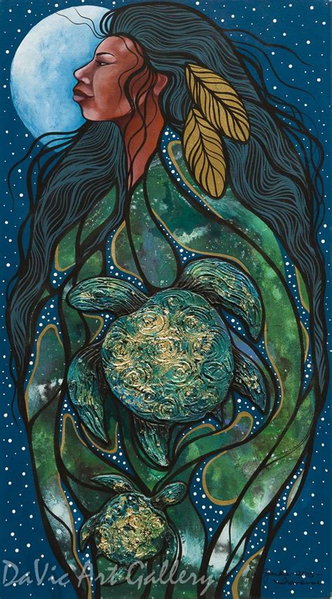 Mother Earth By Jackie Traverse Native Canadian Arts Mother Earth