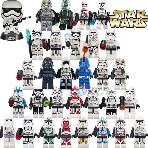 Single Sale Legoings Star Wars Figures Stormtroopers Army Storm