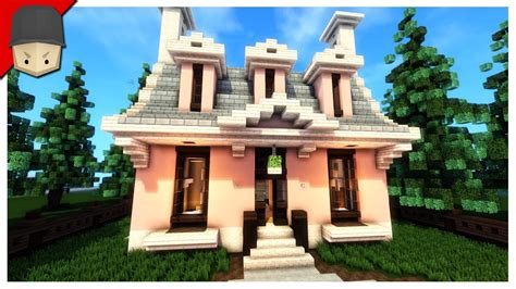 This minecraft house may look a bit excessive for a beginner, but the tutorial shows that it is quite easy. Minecraft - Beautiful Small House - YouTube