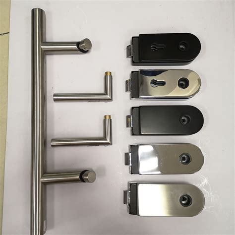 Stainless Steel Glass Door Fitting Level Handle Lock Hardware Buy