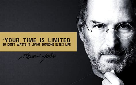 Motivational Poster Steve Jobs Apple Founder Your Time Is Limited