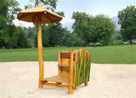 Seating Area Made Of Robinia Wood Ziegler Spielplätze