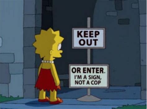 31 Funny Signs From The Simpsons You May Have Missed