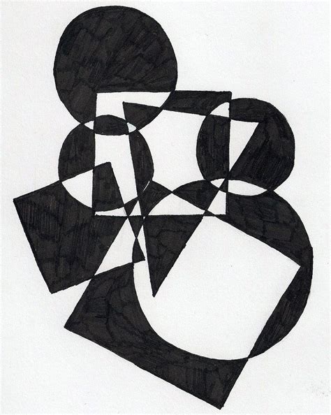 Asymmetrical Balance By Motek93 Geometric Shapes Art Geometric Pattern