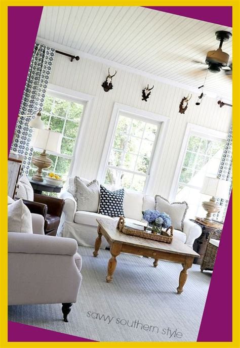 My Eclectic Summer Sunroom Country Style Sunrooms Shabby Chic