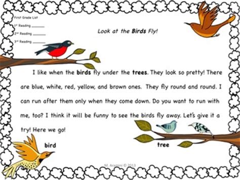 Sight word poetry pages each page gives kids repeated opportunities to spell, write, and read a sight word while completing a fun poem! Sight Word Fluency Passages... by Read All About It ...
