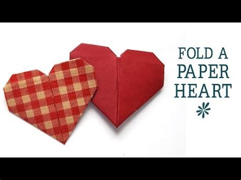 Here you may to know how to fancy fold toilet paper. Fold an origami paper heart - tutorial - YouTube