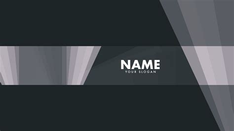 Free Grayed Youtube Banner Template 5ergiveaways