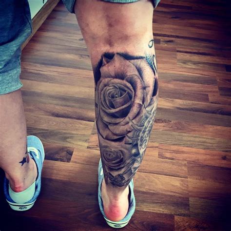 Rose Tattoo Calf