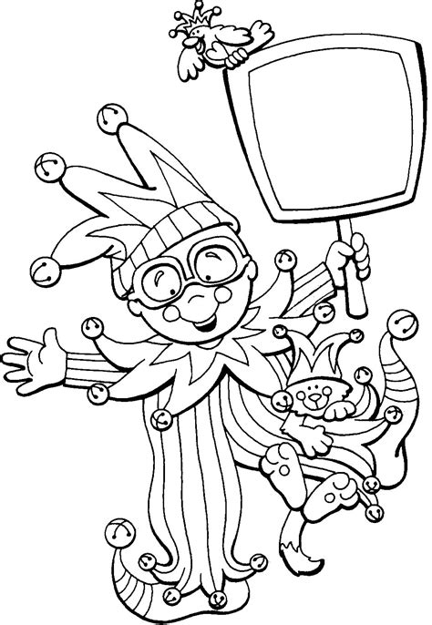 Dibujo de la feria para colorear. Carnaval para Colorear