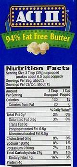 Pictures of Nutritional Value Of Popcorn