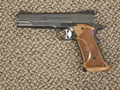 Sig Sauer 1911 Super Target 45 Acp With Blue Finish For Sale 975628033