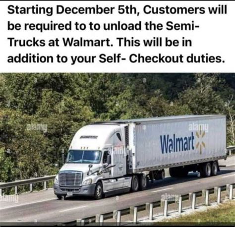 Starting December 5th Customers Will Be Required To To Unload The Semi