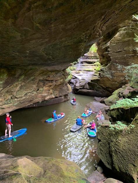 Take A Unique Crystal Clear Kayak Tour Through The Caves Of Kentucky In