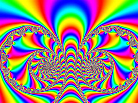 Download Hippie Colour Optical Illusion Wallpaper