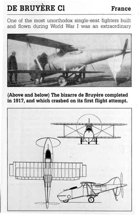 De Bruyère C 1 A French Ww1 Prototype For A Canard Biplane Pusher With