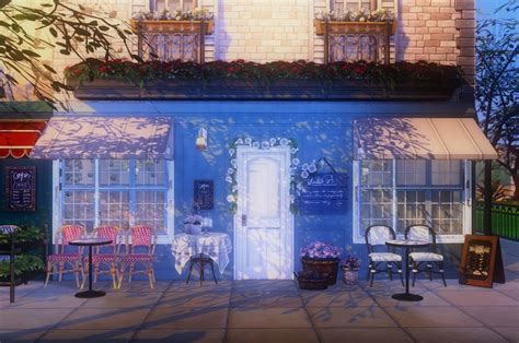 Garden Breeze Sims 4 — French Cafe Bistro Inspired Mini Set For Sims4
