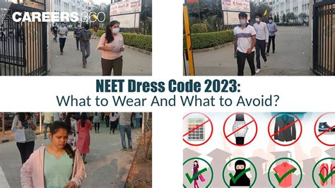 Neet 2023 Dress Code For Male And Female Dos And Donts Youtube