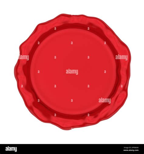 Blank Wax Seal Isolated Stock Photo Alamy