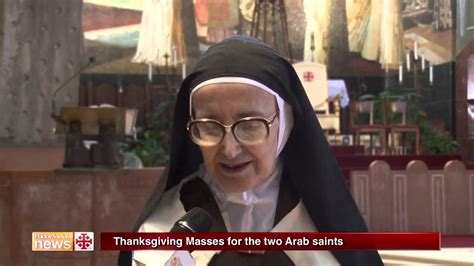 Thanksgiving Masses For The Two Arab Saints Youtube