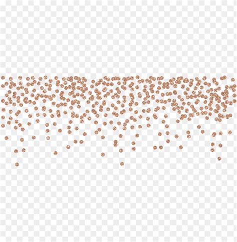 Rose Gold Confetti Rose Gold Glitter Png Image With Transparent